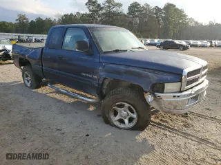 2001 Dodge Ram 1500 with VIN 3B7HF13ZX1G707007, listed as a Copart auction lot 44187635 with 214,885 mi miles and Salvage Title. Bid and sale history available at carsss.com. Image 4.