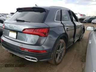 2018 Audi SQ5 Premium Plus with VIN WA1A4AFY0J2205183, listed as a Copart auction lot 65414304 with 53,868 mi miles and Salvage Title. Bid and sale history available at DreamBid. Image 3.