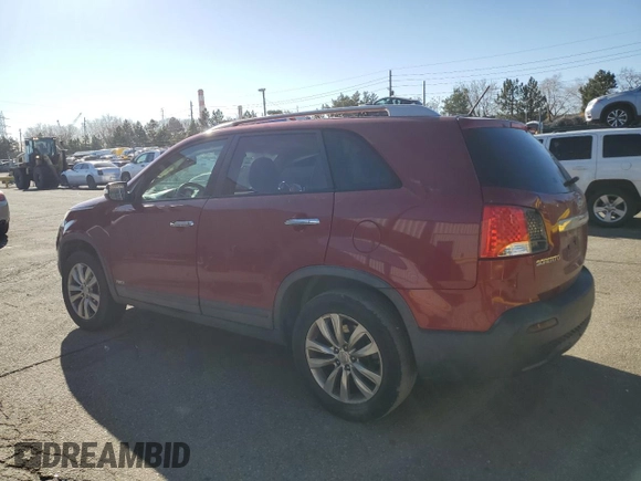 2011 Kia Sorento LX with VIN 5XYKTDA28BG057065, listed as a Copart auction lot 49723015 with 186,912 mi miles and Salvage Title. Bid and sale history available at carsss.com. Image 2.