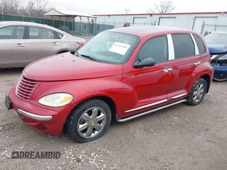 2003 Chrysler PT Cruiser Touring with VIN 3C4FY58BX3T592231, listed as a IAAI auction lot 41502059 with 122,902 mi miles. Bid and sale history available at carsss.com. Image 2.