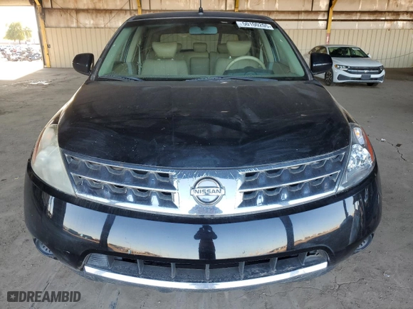 2006 Nissan Murano SL with VIN JN8AZ08W36W516110, listed as a Copart auction lot 50100205 with 122,897 mi miles and Clean Title. Bid and sale history available at carsss.com. Image 5.