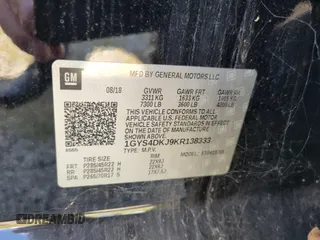 2019 Cadillac Escalade Platinum with VIN 1GYS4DKJ9KR138333, listed as a IAAI auction lot 42176170 with 104,787 mi miles and . Bid and sale history available at DreamBid. Image 9.