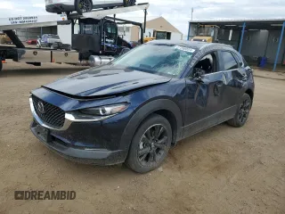 2022 Mazda CX-30 2.5 Turbo with VIN 3MVDMBAYXNM417439, listed as a Copart auction lot 57280884 with 13,590 mi miles and Salvage Title. Bid and sale history available at carsss.com. Image 1.