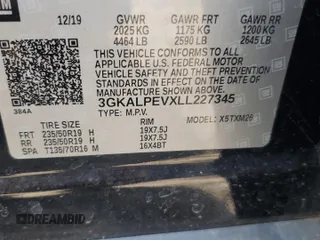 2020 GMC Terrain SLT с VIN 3GKALPEVXLL227345, выставлен на аукционе Copart как лот 66499785 с пробегом 116 703 миль миль и Чистый • Clean title. История ставок и продаж доступна на DreamBid. Изображение 13.