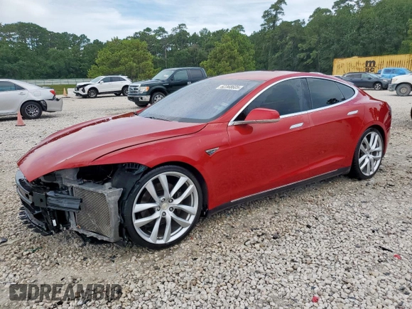 2014 Tesla Model S 60 with VIN 5YJSA1H11EFP43669, listed as a Copart auction lot 62368605 with Not provided miles and Salvage title. Bid and sale history available at DreamBid. Image 1.