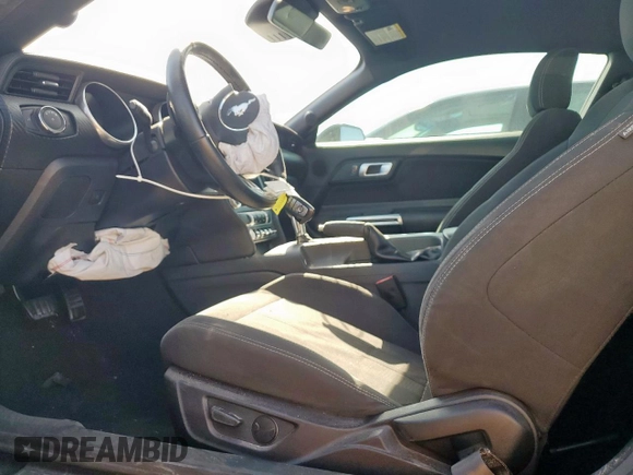 2021 Ford Mustang EcoBoost with VIN 1FA6P8TH7M5126618, listed as a Copart auction lot 48795835 with Not Provided miles and Salvage Title. Bid and sale history available at DreamBid. Image 7.