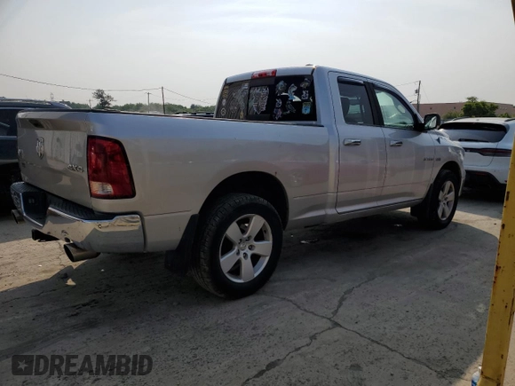 2010 Dodge 1500 TRX with VIN 1D7RV1GT5AS188413, listed as a Copart auction lot 59008305 with 156,470 mi miles and Salvage title. Bid and sale history available at DreamBid. Image 3.