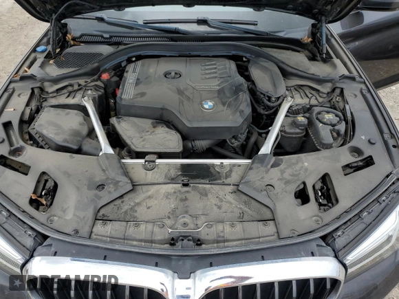 2021 BMW 5 Series 530i z VIN WBA53BH08MWW96605, wystawiony jako Copart lot #54408375 z przebiegiem 83 698 mil mil oraz Szkoda całkowita • Salvage title. Historia ofert i sprzedaży dostępna na DreamBid. Obrazek 11.