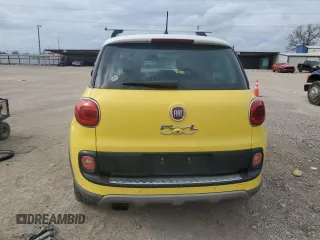 2014 FIAT 500L Trekking with VIN ZFBCFADH3EZ004146, listed as a Copart auction lot 86644234 with Not Provided miles and Salvage Title. Bid and sale history available at DreamBid. Image 6.