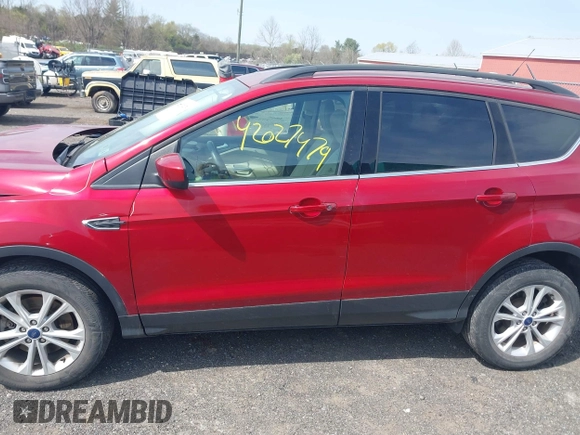 2018 Ford Escape SEL with VIN 1FMCU9HD6JUB74609, listed as a IAAI auction lot 42027479 with 54,935 mi miles. Bid and sale history available at carsss.com. Image 14.
