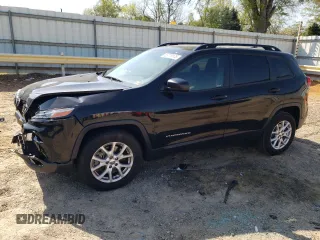 2017 Jeep Cherokee Altitude z VIN 1C4PJLAS7HW653091, wystawiony jako Copart lot #53779175 z przebiegiem 75 035 mil mil oraz Szkoda całkowita • Salvage title. Historia ofert i sprzedaży dostępna na DreamBid. Obrazek 1.