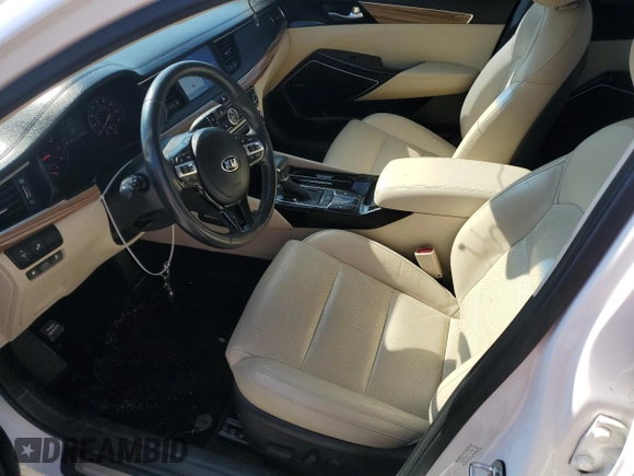 2017 Kia Cadenza Premium with VIN KNALC4J19H5065931, listed as a Copart auction lot 75105004 with 67,468 mi miles and Salvage Title. Bid and sale history available at carsss.com. Image 7.