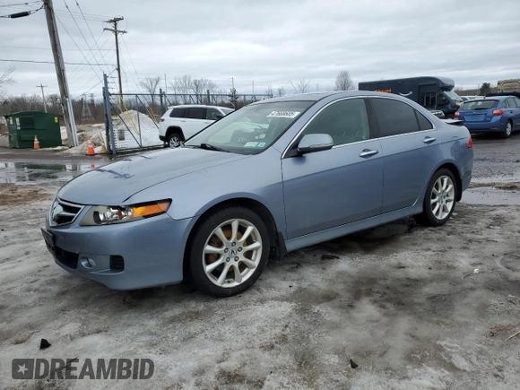 2007 Acura TSX Navi with VIN JH4CL96997C012444, listed as a Copart auction lot 47668605 with 122,755 mi miles and Salvage Title. Bid and sale history available at carsss.com. Image 1.