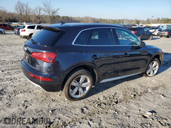 2018 Audi Q5 Premium Plus with VIN WA1BNAFY1J2035076, listed as a Copart auction lot 73202572 with 53,864 mi miles. Bid and sale history available at carsss.com. Image 3.