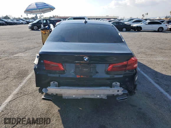 2018 BMW 5 Series 530i with VIN WBAJA5C59JWA36905, listed as a Copart auction lot 42958585 with 54,290 mi miles and Salvage Title. Bid and sale history available at DreamBid. Image 6.