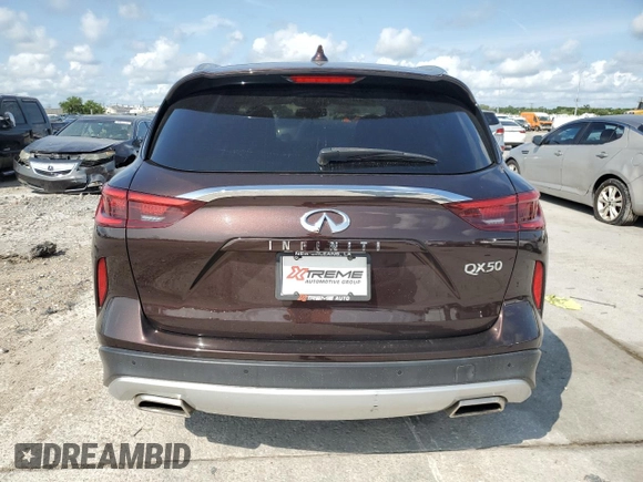 2020 Infiniti QX50 Luxe z VIN 3PCAJ5M18LF103075, wystawiony jako Copart lot #59696195 z przebiegiem 47 493 mil mil oraz Szkoda całkowita • Salvage title. Historia ofert i sprzedaży dostępna na DreamBid. Obrazek 6.