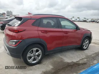 2023 Hyundai Kona SEL with VIN KM8K62AB8PU947837, listed as a Copart auction lot 54394245 with 32,401 mi miles and Salvage Title. Bid and sale history available at DreamBid. Image 3.