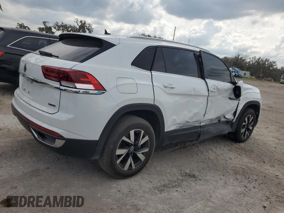 2022 Volkswagen Atlas SE with VIN 1V2LC2CA9NC209830, listed as a Copart auction lot 77863234 with 44,934 mi miles and Non repairable. Bid and sale history available at DreamBid. Image 3.