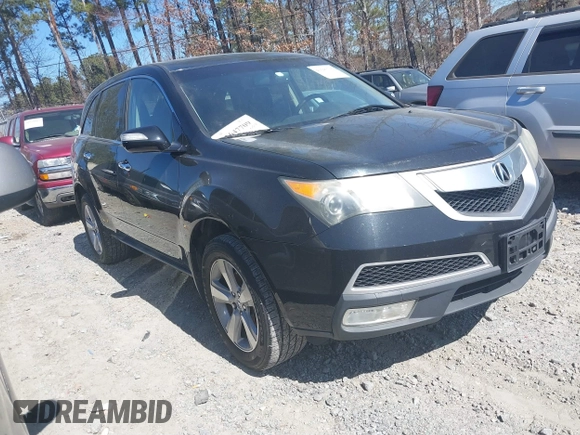 2011 Acura MDX with VIN 2HNYD2H22BH535672, listed as a IAAI auction lot 41647709 with 177,547 mi miles. Bid and sale history available at carsss.com. Image 1.