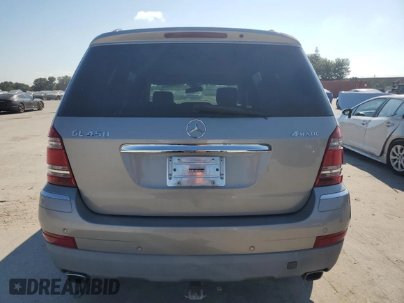 2007 Mercedes-Benz GL-Class with VIN 4JGBF71E47A203001, listed as a Copart auction lot 72406664 with 200,229 mi miles and Clean Title. Bid and sale history available at carsss.com. Image 6.