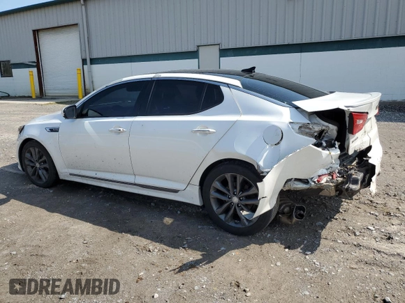2015 Kia Optima SXL Turbo with VIN 5XXGR4A6XFG369616, listed as a Copart auction lot 54084065 with 155,497 mi miles and Salvage title. Bid and sale history available at DreamBid. Image 2.