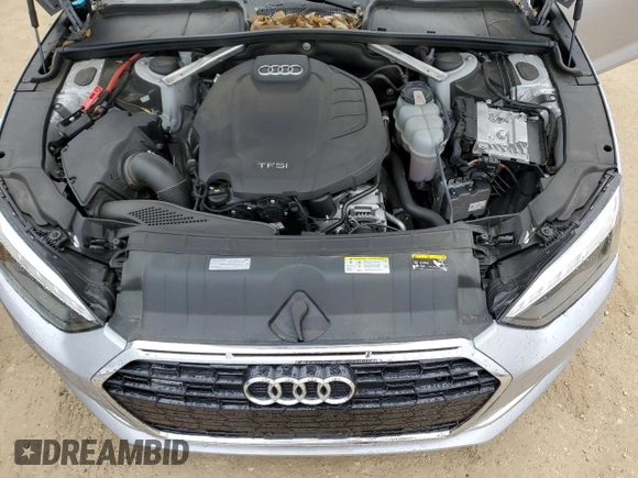 2020 Audi A5 Sportback Premium Plus with VIN WAUCNCF52LA018224, listed as a Copart auction lot 37165944 with 29,722 mi miles. Bid and sale history available at carsss.com. Image 11.