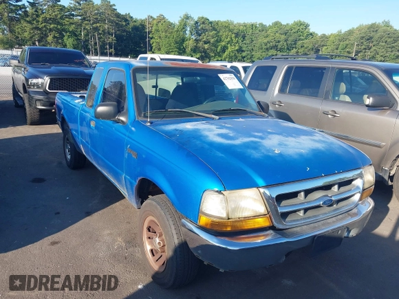 1999 Ford Ranger XLT z VIN 1FTYR14X3XPB39658, wystawiony jako IAAI lot #42762038 z przebiegiem 241 587 mil mil oraz . Historia ofert i sprzedaży dostępna na DreamBid. Obrazek 1.