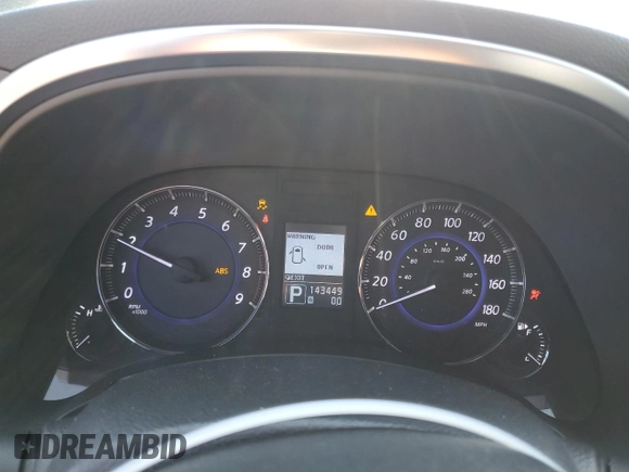 2012 Infiniti FX with VIN JN8AS1MU6CM122168, listed as a Copart auction lot 51761085 with 143,449 mi miles and Salvage title. Bid and sale history available at DreamBid. Image 9.