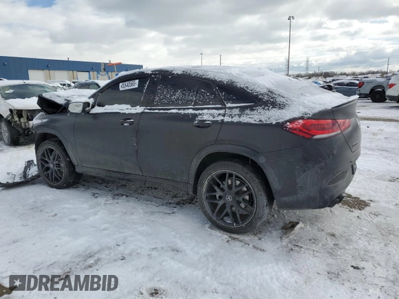 2022 Mercedes-Benz GLE 53 AMG with VIN 4JGFD6BB0NA720749, listed as a Copart auction lot 45540565 with 56,766 mi miles and Clean title. Bid and sale history available at DreamBid. Image 2.