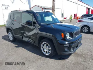 2019 Jeep Renegade Latitude with VIN ZACNJABB3KPK90090, listed as a IAAI auction lot 42041365 with 57,417 mi miles and . Bid and sale history available at DreamBid. Image 1.