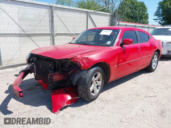 2010 Dodge Charger SXT with VIN 2B3CA3CV8AH165800, listed as a IAAI auction lot 42010412 with 180,311 mi miles. Bid and sale history available at carsss.com. Image 2.