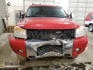 2012 Nissan Titan SV with VIN 1N6BA0EC6CN321585, listed as a Copart auction lot 80860004 with 141,092 mi miles and Salvage Title. Bid and sale history available at carsss.com. Image 5.