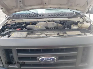 2008 Ford Econoline Passenger XL with VIN 1FMNE11W58DB33613, listed as a Copart auction lot 59142445 with 70,107 mi miles and Salvage title. Bid and sale history available at DreamBid. Image 12.