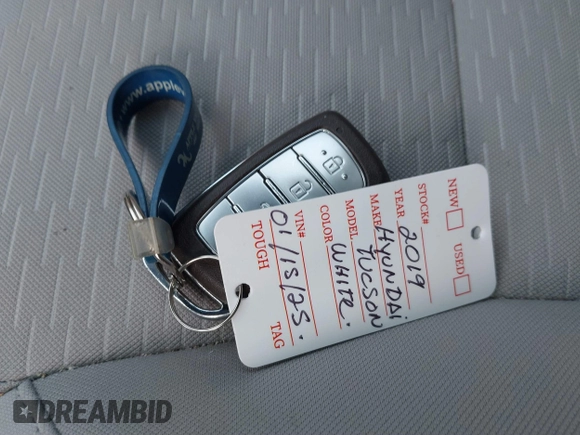 2019 Hyundai Tucson Ultimate with VIN KM8J3CAL7KU901928, listed as a IAAI auction lot 41387537 with 20,448 mi miles. Bid and sale history available at carsss.com. Image 11.