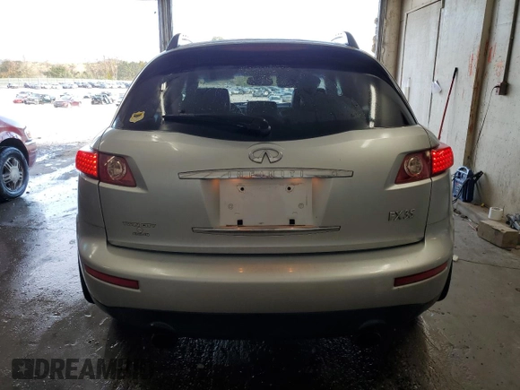 2007 Infiniti FX35 with VIN JNRAS08W17X210146, listed as a Copart auction lot 79544894 with 229,828 mi miles and Salvage Title. Bid and sale history available at carsss.com. Image 6.