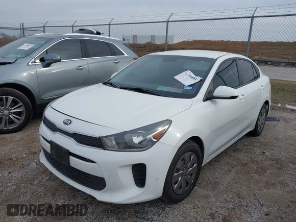 2019 Kia Rio S with VIN 3KPA24ABXKE215756, listed as a IAAI auction lot 41556461 with 122,300 mi miles. Bid and sale history available at carsss.com. Image 17.