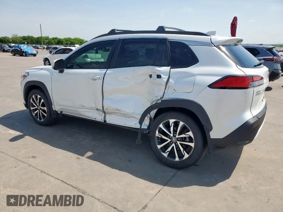 2022 Toyota Corolla Cross XLE with VIN 7MUDAAAG2NV013780, listed as a Copart auction lot 53491285 with 42,456 mi miles and Salvage title. Bid and sale history available at DreamBid. Image 2.