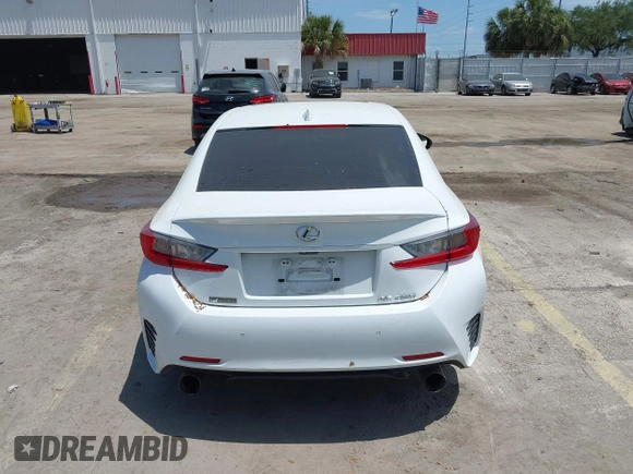 2015 Lexus RC 350 F Sport with VIN JTHHE5BC3F5008628, listed as a IAAI auction lot 42120841 with 116,527 mi miles and . Bid and sale history available at DreamBid. Image 16.