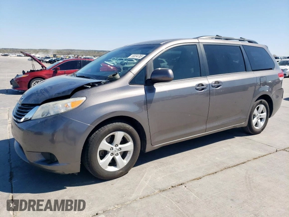 2014 Toyota Sienna LE AAS with VIN 5TDKK3DC2ES425037, listed as a Copart auction lot 50034765 with 193,560 mi miles and Salvage Title. Bid and sale history available at carsss.com. Image 1.