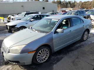 2007 Mercury Milan Premier with VIN 3MEHM08137R651474, listed as a Copart auction lot 43581845 with 136,154 mi miles and Salvage Title. Bid and sale history available at carsss.com. Image 1.