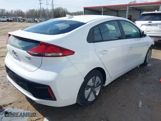 2018 Hyundai Ioniq Hybrid Blue with VIN KMHC65LC9JU100375, listed as a IAAI auction lot 41459280 with 85,209 mi miles. Bid and sale history available at carsss.com. Image 4.