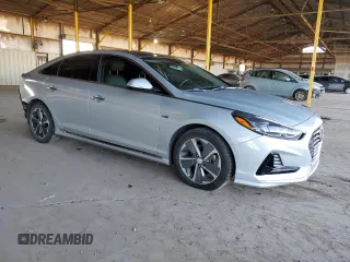 2018 Hyundai Sonata Hybrid Limited with VIN KMHE34L3XJA079274, listed as a Copart auction lot 41068464 with 120,491 mi miles and Salvage Title. Bid and sale history available at carsss.com. Image 4.