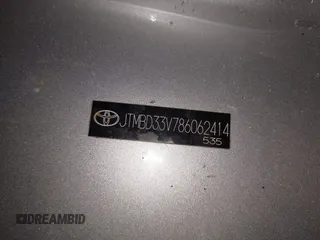 2008 Toyota RAV4 with VIN JTMBD33V786062414, listed as a IAAI auction lot 41188782 with 132,500 mi miles. Bid and sale history available at carsss.com. Image 9.