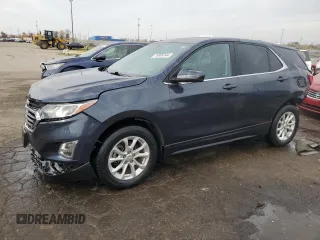 2018 Chevrolet Equinox LT with VIN 3GNAXJEV3JL356092, listed as a Copart auction lot 76986244 with 116,475 mi miles and Salvage title. Bid and sale history available at DreamBid. Image 1.