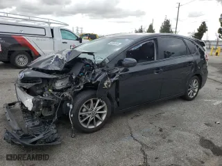2016 Toyota Prius v Two with VIN JTDZN3EU6GJ048418, listed as a Copart auction lot 45364885 with 0 mi miles and Salvage Title. Bid and sale history available at carsss.com. Image 1.