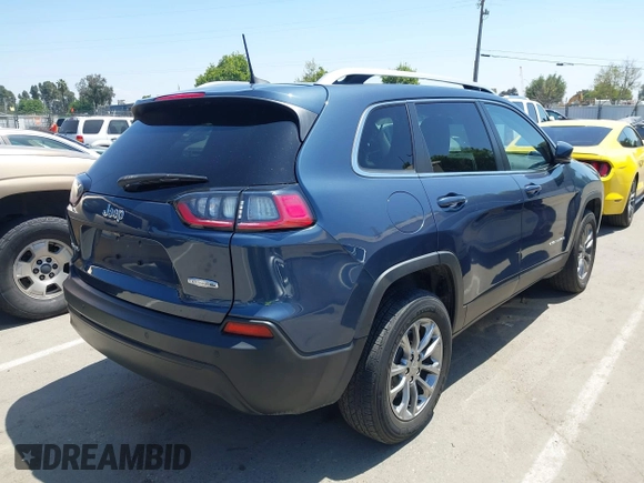 2020 Jeep Cherokee Latitude Plus z VIN 1C4PJMLB2LD616974, wystawiony jako IAAI lot #42164598 z przebiegiem 52 361 mil mil oraz . Historia ofert i sprzedaży dostępna na DreamBid. Obrazek 4.