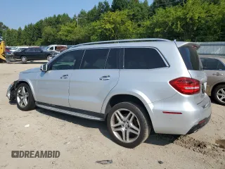 2017 Mercedes-Benz GLS 550 with VIN 4JGDF7DE5HA751496, listed as a Copart auction lot 67237484 with 89,446 mi miles and Salvage Title. Bid and sale history available at DreamBid. Image 2.