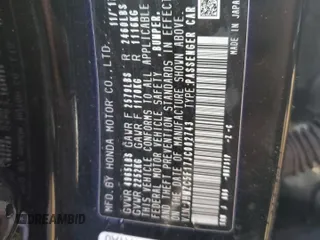 2018 Honda Clarity Plug-In Hybrid with VIN JHMZC5F17JC002743, listed as a Copart auction lot 69611544 with 0 mi miles and Salvage Title. Bid and sale history available at carsss.com. Image 13.