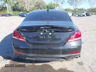 2019 Genesis G70 2.0T Sport with VIN KMTG24LA4KU016333, listed as a IAAI auction lot 41536018 with 70,587 mi miles. Bid and sale history available at carsss.com. Image 17.