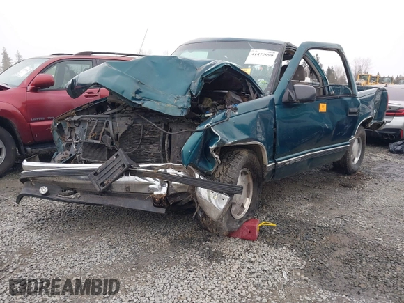 1998 Chevrolet Silverado 1500 with VIN 1GCEK14R6WZ273561, listed as a IAAI auction lot 41472999 with 128,338 mi miles and . Bid and sale history available at DreamBid. Image 2.